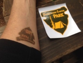 Schoolhouse logo tattoo and sticker