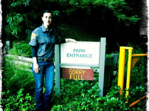 Corina and entrance sign