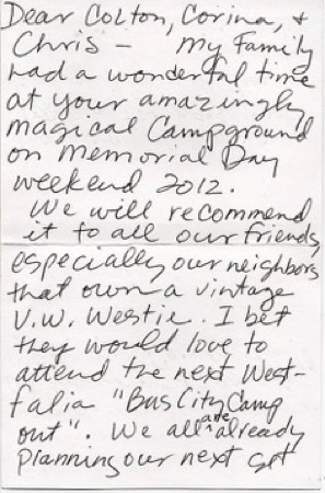 paper thank you note