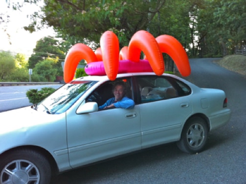 Camper dave and crazy floaty