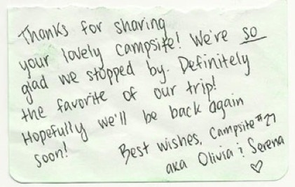 festive thank you note